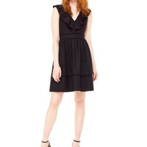 Kate Spade Black Ruffle Dress